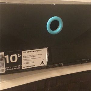 Like New - Air Jordan 11 Retro - Black Gamma Blue